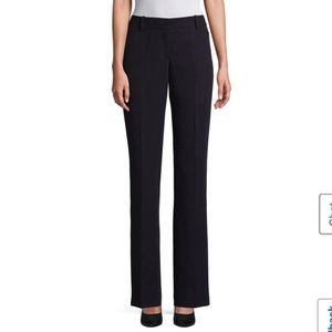 Worthington Navy Straight Leg Perfect Trouser